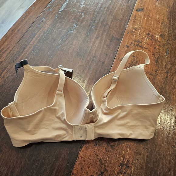 AERIE 36D nude demi bra padded underwire seamless lightly lined everyday fit - Picture 4 of 7